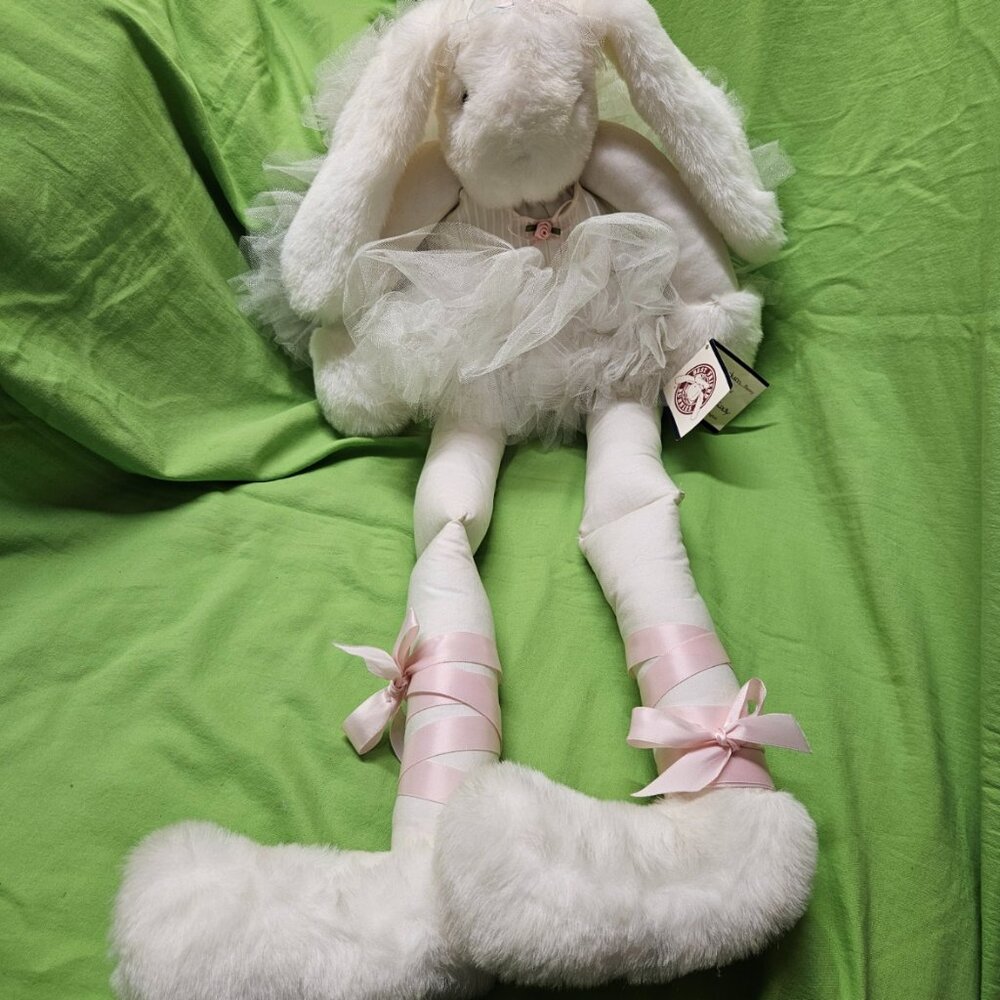 BUNNIES BY THE BAY Vtg 80s "Sugarplum" Ballerina Stuffed Plush Handcrafted READ